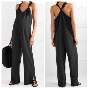 Hatch Maternity Noa Linen Jumpsuit Size 2 /US 8-10